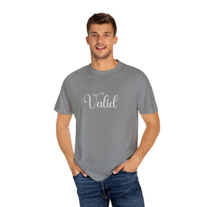 (White) “Valid” Comfort T-shirt