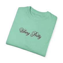 Load image into Gallery viewer, (Black) “Vibing Pretty” Comfort T-shirt
