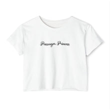 Load image into Gallery viewer, (Black) “Passenger Princess” Crop Top
