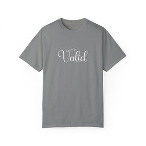 (White) “Valid” Comfort T-shirt