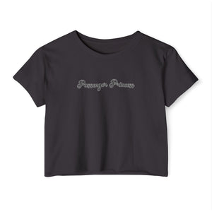 (Black) “Passenger Princess” Crop Top