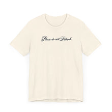 Load image into Gallery viewer, (Black) “Please Do Not Disturb” Jersey Tee
