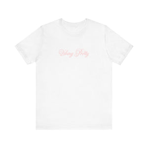 (Pink) “Vibing Pretty” Jersey Tee