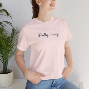 (Black) “Pretty Energy” Jersey Tee