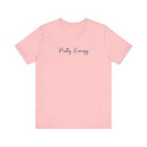 (Black) “Pretty Energy” Jersey Tee