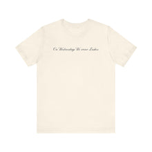 Load image into Gallery viewer, “On Wednesdays We wear Lashes” Jersey Tee
