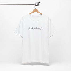 (Black) “Pretty Energy” Jersey Tee