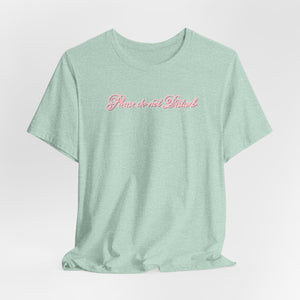 (Pink) “Please Do Not Disturb” Jersey Tee