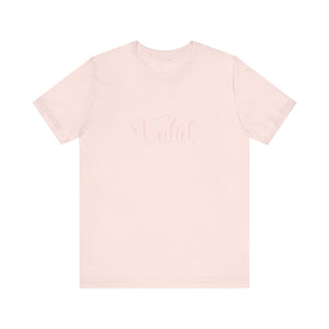 (Pink) “Valid” Jersey Tee