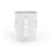 Load image into Gallery viewer, “Pretty Girls like Pink” Heart-Shaped Mug
