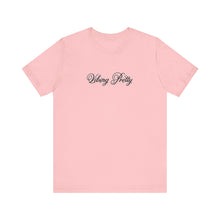 Load image into Gallery viewer, (Black) “Vibing Pretty” Jersey Tee
