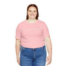 Load image into Gallery viewer, (Pink) “On Wednesdays We wear Lashes” Jersey Tee
