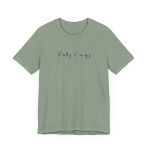 (Black) “Pretty Energy” Jersey Tee