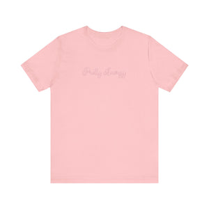 (Pink) “Pretty Energy” Jersey Tee