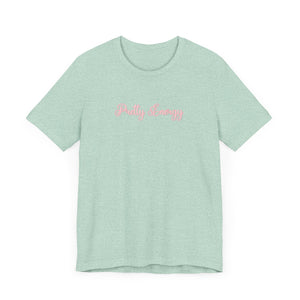 (Pink) “Pretty Energy” Jersey Tee