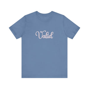 (Pink) “Valid” Jersey Tee