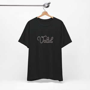 (Black) “Valid” Jersey Tee