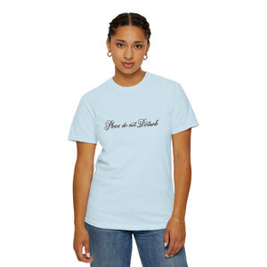 (Black) “Please Do Not Disturb” Comfort T-shirt