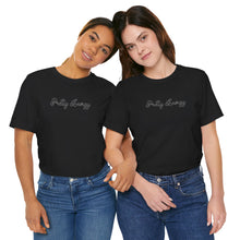 Load image into Gallery viewer, (Black) “Pretty Energy” Jersey Tee
