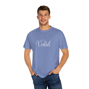 (White) “Valid” Comfort T-shirt