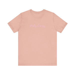 (Pink) “Pretty Energy” Jersey Tee