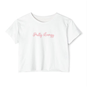 (Pink) “Pretty Energy” Crop Top