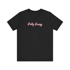 (Pink) “Pretty Energy” Jersey Tee