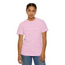 Load image into Gallery viewer, (Pink) “On Wednesdays We wear Lashes” Comfort T-shirt
