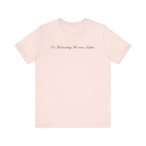 “On Wednesdays We wear Lashes” Jersey Tee