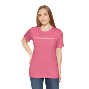 (Pink) “On Wednesdays We wear Lashes” Jersey Tee