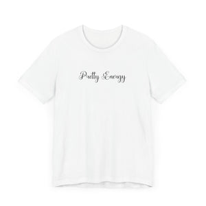 (Black) “Pretty Energy” Jersey Tee