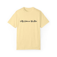 Load image into Gallery viewer, “My Lashes are Up Here” Comfort T-shirt
