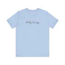 Load image into Gallery viewer, (Black) “Pretty Energy” Jersey Tee
