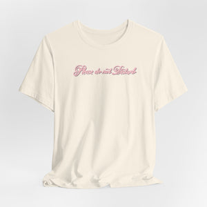 (Pink) “Please Do Not Disturb” Jersey Tee