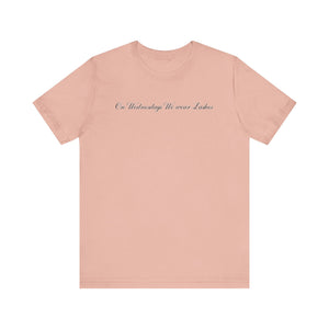 “On Wednesdays We wear Lashes” Jersey Tee