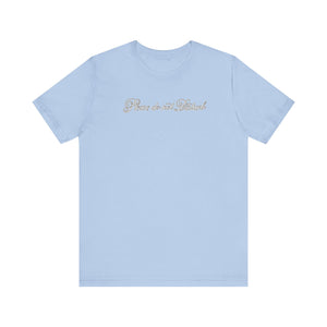 (White) “Please Do Not Disturb” Jersey Tee