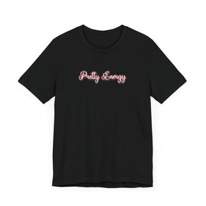 (Pink) “Pretty Energy” Jersey Tee