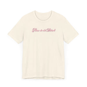 (Pink) “Please Do Not Disturb” Jersey Tee