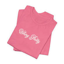 Load image into Gallery viewer, (Pink) “Vibing Pretty” Jersey Tee
