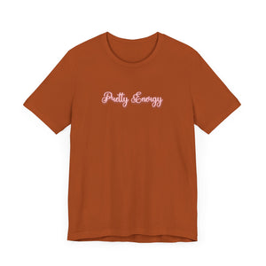 (Pink) “Pretty Energy” Jersey Tee