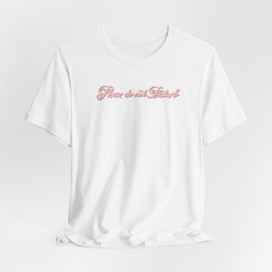 (Pink) “Please Do Not Disturb” Jersey Tee