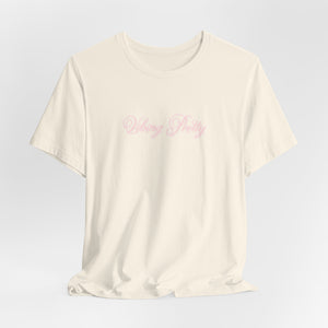 (Pink) “Vibing Pretty” Jersey Tee