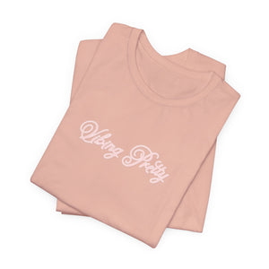 (Pink) “Vibing Pretty” Jersey Tee